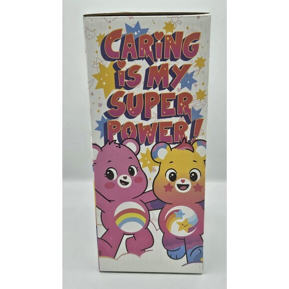 Care Bears Dare To Care Bear 14" Plush Rainbow Stars NEW "Caring for the Earth" - Picture 3 of 7
